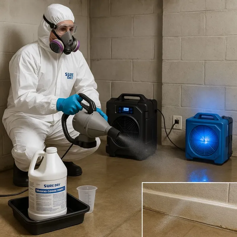 Sanitization and Odor Removal process in Samsula-Spruce Creek, FL